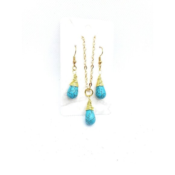 Turquoise Jewelry Set - Picture 7 of 12
